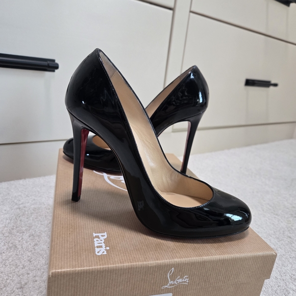 Christian Louboutin Black Patent Heels main image 2
